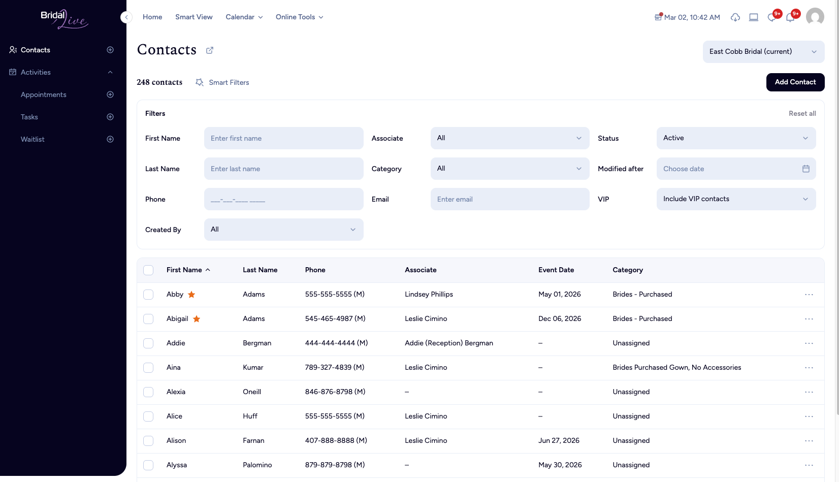 Search Contacts Beta Desktop
